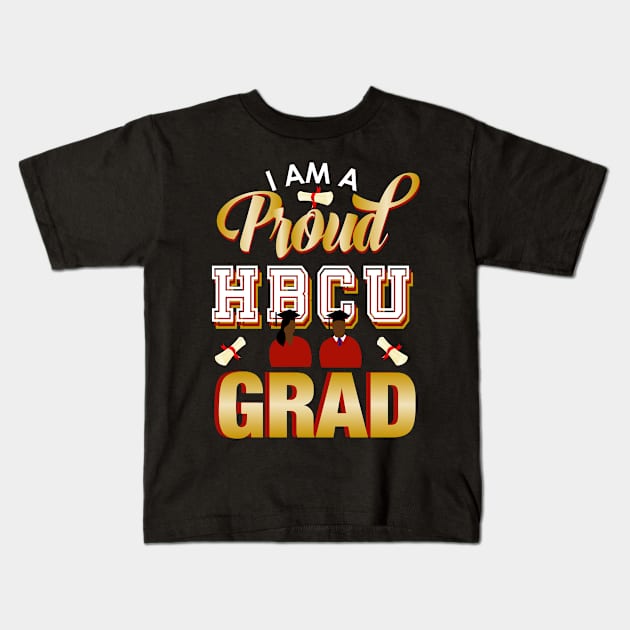 Proud HBCU Grad Kids T-Shirt by blackartmattersshop